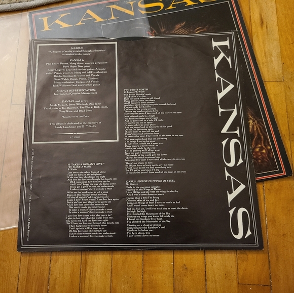 Kansas Masque vintage vinyl record album black white LP GUC - Picture 4 of 11